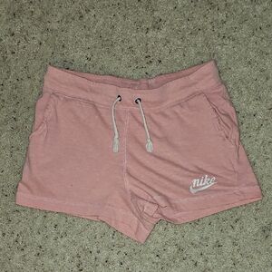 Nike Women's Light Pink Athletic Drawstring Shorts
